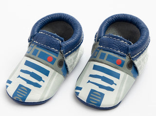 Freshly Picked Star Wars R2-D2 City Soft Sole Moccasins, Freshly Picked, Black Friday, Cyber Monday, Els PW 5060, Els PW 8258, End of Year, End of Year Sale, Freshly Picked Star Wars R2-D2, F
