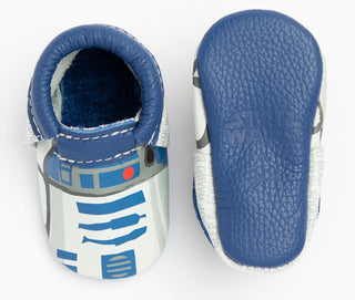 Freshly Picked Star Wars R2-D2 City Soft Sole Moccasins, Freshly Picked, Black Friday, Cyber Monday, Els PW 5060, Els PW 8258, End of Year, End of Year Sale, Freshly Picked Star Wars R2-D2, F