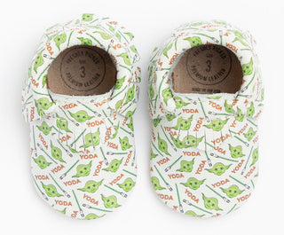 Freshly Picked Star Wars Yoda Soft Sole Moccasins, Freshly Picked, Black Friday, Cyber Monday, Els PW 5060, Els PW 8258, End of Year, End of Year Sale, Freshly Picked Star Wars Yoda, Freshly 