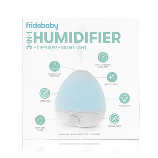 Frida Baby BreatheFrida 3-IN-1 HUMIDIFIER, DIFFUSER + NIGHTLIGHT, Frida, Baby Basics, Baby essential, Baby Gear, Baby Shower, Baby Shower Gift, DIFFUSER + NIGHTLIGHT, Essential for Baby, Frid