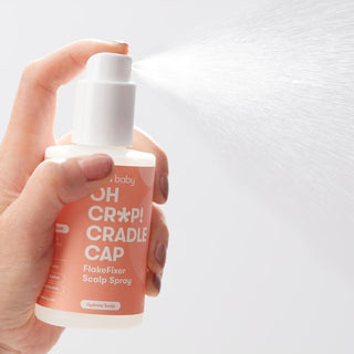 Frida Baby Oh Cr*p! Cradle Cap Flake Fixer Scalp Spray + Scalp Mask Duo, Frida, cf-type-bath-&-body, cf-vendor-frida, Cradle Cap, Frida, Frida Baby, Frida Baby Oh Cr*p! Cradle Cap Flake Fixer