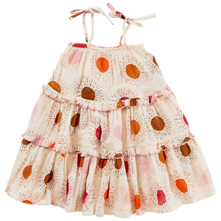 Pink Chicken Garden Dress - Sunrise, Pink Chicken, Easter / Spring Dresses, Multi Sunrise, Pink Chicken, Pink Chicken Garden Dress, Pink Chicken Garden Dress - Multi Sunrise, Pink Chicken SS2