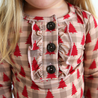 Gigi and Max Francis Ruffle 2pc Pajama Set, Gigi and Max, 2pc Pajama Set, All Things Holiday, Bamboo Pajama, cf-size-24-months, cf-type-pajamas, cf-vendor-gigi-and-max, Christmas, Christmas P