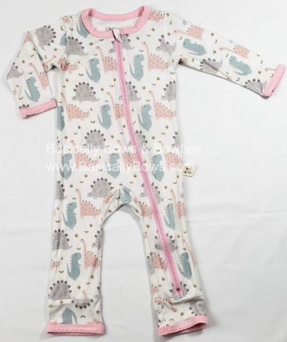 Kozi & Co Pink Dino Coverall, Kozi & co, Black Friday, CM22, Cyber Monday, Dino Coverall, Dinosaur Coverall, Els PW 8258, End of Year, End of Year Sale, girl Dino, Kozi & Co, Kozi & Co Pink D
