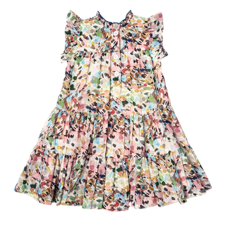 Pink Chicken Girls Kalani Dress - Watercolor Brush, Pink Chicken, Big Girls Clothing, cf-size-4y, cf-size-5y, cf-type-dress, cf-vendor-pink-chicken, Dress, Dress for Girls, Dresses for Girls,