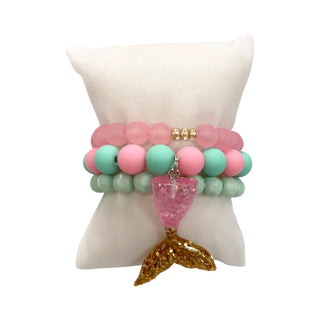 Bracelet Stack - Mer-Mazing, Good Grace Design Co, Bracelet, Bracelet Stack, Bracelet Stack - Mer-Mazing, Bracelets, Good Grace Design Co Girls Bracelet Stack, Good Grace Designs, Jewelry, Me