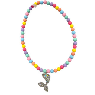 Girls Beaded Necklace - Fairy Tale - Rainbow, Good Grace Design Co, Beaded Necklace, Good Grace design Co Necklace, Good Grace Design Girls Necklace, Good Grace Designs, Jewelry, Made in the 