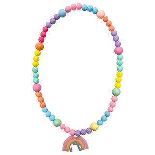 Girls Beaded Necklace - Over The Rainbow, Good Grace Design Co, Beaded Necklace, Girls Beaded Necklace Rainbow, Good Grace design Co Necklace, Good Grace Design Girls Necklace, Good Grace Des