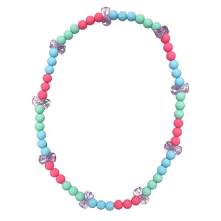 Girls Beaded Necklace - That Bow Though, Good Grace Design Co, Beaded Bow Necklace, Beaded Necklace, Bow Necklace, Good Grace design Co Necklace, Good Grace Design Girls Necklace, Good Grace 