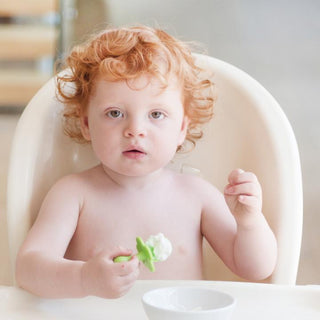 Green Apple Grabease Fork & Spoon Set, Grabease, Baby Fork and Spoon Set, CM22, Cyber Monday, EB Baby, First Self Feeding Utensil Set of Spoon and Fork for Toddlers, Grab Ease, Grabease, Grab