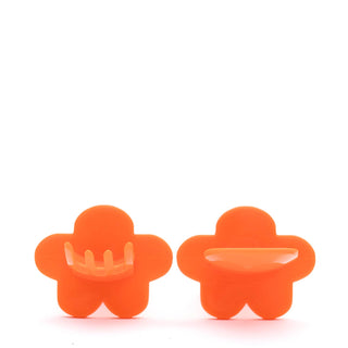 Orange You Hungry Grabease Fork & Spoon Set, Grabease, Baby Fork and Spoon Set, Black Grabease, cf-type-utensils, cf-vendor-grabease, CM22, EB Baby, First Self Feeding Utensil Set of Spoon an