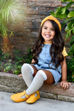 Little Stocking Co Lace Top Knee High Socks - Gray + White, Little Stocking Co, Little Stocking Co, Little Stocking Co Fall 2020, Little Stocking Co Gray + White, Little Stocking Co Gray + Wh