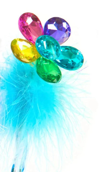 Colorful Flower Gem Fluffy Pen, Great Pretenders, Arts & Crafts, Flower Pen, Fluffy Pen, Gift, gifts for tweens, Great Pretenders, Pen, Pens, Stocking Stuffer, Pens - Basically Bows & Bowties