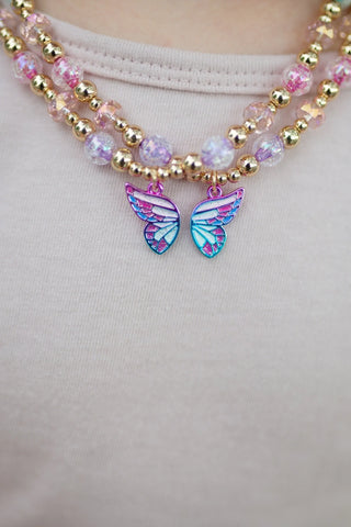 Great Pretenders Butterfly Wishes BFF Necklaces Set, Great Pretenders, BFF, BFF Necklace, Butterfly, Creative Education, EB Girls, Great Pretenders, Great Pretenders Bracelet, Great Pretender