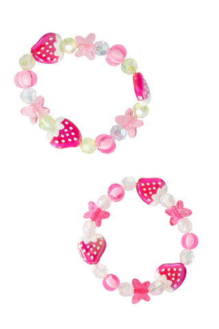 Great Pretenders Strawberry Bracelet, Great Pretenders, Bracelet, Creative Education, EB Girls, Great Pretenders, Great Pretenders Bracelet, Jewelry, Little Girls Jewelry, Bracelets - Basical