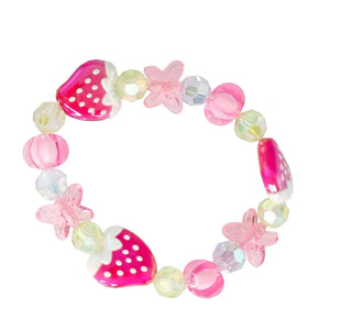 Great Pretenders Strawberry Bracelet, Great Pretenders, Bracelet, Creative Education, EB Girls, Great Pretenders, Great Pretenders Bracelet, Jewelry, Little Girls Jewelry, Bracelets - Basical