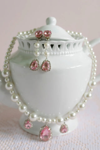 Great Pretenders The Coco Necklace, Ring & Clip On Earring Set, Great Pretenders, Audrey, Creative Education, Dress Up Jewelry, EB Girls, Great Pretenders, Jewelry, Little Girls Jewelry, Neck