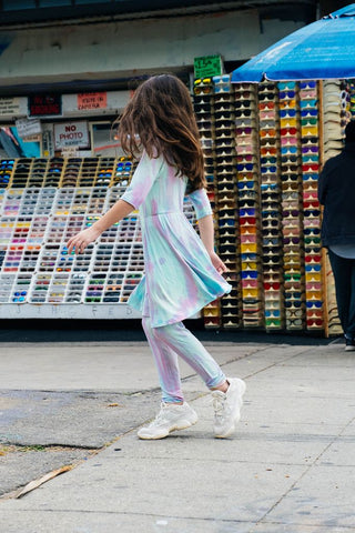 Fairwell Tea Dress in Prism, Fairwell, CM22, Dress, Dresses, Fairwell, Fairwell Dress, Fairwell Kids Clothing, Fairwell Prism, Fairwell Tea Dress, Fairwell Tea Dress in Prism, Fairwell Tie Dy