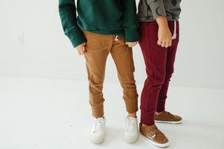 Gus + Steel Joggers in Nutmeg, Gus + Steel, CM22, Gus + Steel, Gus + Steel Nutmeg, Gus and Steel, Gus and Steel Joggers, Gus and Steel Nutmeg, JAN23, Joggers,  - Basically Bows & Bowties