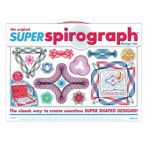 Crafttastic Spirograph® Super Spirograph® Design Set, Playmonster, Arts & Crafts, cf-type-activity-toys, cf-vendor-playmonster, Crafttastic, Playmonster, Spirograph, stickers, Activity Toys