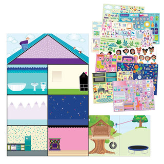 Crafttastic Wall Sticker Playhouse, Playmonster, cf-type-activity-toys, cf-vendor-playmonster, Crafttastic, Doll House, Playhouse, Playmonster, Sticker Doll House, stickers, Activity Toys - B