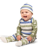 Tesa Babe Green & Blue Romper, Tesa Babe, Baby Boy, Baby Boy Clothing, Baby Boy Gift, Boys Clothing, Romper, Romper - Basically Bows & Bowties