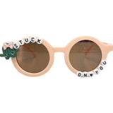 Sienna Sunnies Stuck on You Round Sunnies, Sienna Sunnies, Cactus, Cactus Sunglasses, Made in the USA, Round Sunnies, Sienna Sunnies, Sunglasses, Sunglasses - Basically Bows & Bowties