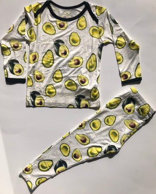 Peregrine Kidswear Avocado Premium Toddler 2pc Pajama Set, Peregrine Kidswear, Bamboo Pajamas, CM22, Pajamas, Peregrine, Peregrine 2pc PAjama Set, Peregrine Kidswear, Peregrine Kidswear Avoca