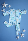 Two Peas Clothing Co Under the Sea Convertible Romper, Two Peas Clothing Co, cf-size-18-24-months, cf-size-6-9-months, cf-type-romper, cf-vendor-two-peas-clothing-co, CM22, Convertible Romper