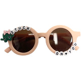 Sienna Sunnies Stuck on You Round Sunnies, Sienna Sunnies, Cactus, Cactus Sunglasses, Made in the USA, Round Sunnies, Sienna Sunnies, Sunglasses, Sunglasses - Basically Bows & Bowties