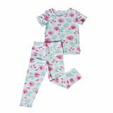 Two Peas Clothing Co Everleigh S/S Pajama Set, Two Peas Clothing Co, cf-size-2t, cf-size-3t, cf-type-pajama-set, cf-vendor-two-peas-clothing-co, CM22, eieio, Short sleeve PAjama Set, Two Peas