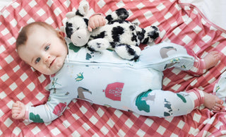 Two Peas Clothing Co E-I-E-I-O Convertible Romper, Two Peas Clothing Co, cf-size-12-18-months, cf-size-18-24-months, cf-size-3-6-months, cf-size-9-12-months, cf-type-romper, cf-vendor-two-pea