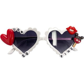 Sienna Sunnies Ur So Fine Heart Sunnies, Sienna Sunnies, Disney, Heart Sunglasses, Made in the USA, Mickey, Minnie, Sienna Sunnies, Sunglasses, Ur So Fine, Sunglasses - Basically Bows & Bowti
