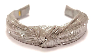 Bari Lynn Metallic Twist Knot Headband with Crystals, Bari Lynn, Bari Lynn, Bari Lynn Black, Bari Lynn Champagne, Bari Lynn Headband, Bari Lynn Headbands, Bari Lynn Metallic Shimmer, Bari Lyn