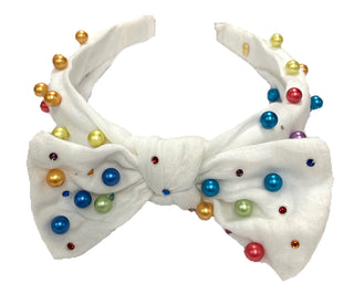 Bari Lynn Bow Headband with Pearls & Crystals, Bari Lynn, Bari Lynn, Bari Lynn Big Bow Headband, Bari Lynn Big Bow Headband with Pearls & Crystals, Bari Lynn Bow Headband, Bari Lynn Bow Headb