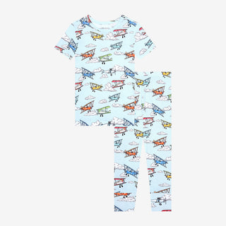 Posh Peanut Flyer S/S Basic Loungewear, Posh Peanut, Flyer, Pajama, Pajamas, Posh Peanut, Posh Peanut Loungewear, Posh Peanut Pajama, Posh Peanut Pajama Set, Posh Peanut Pajamas, Posh Peanut 