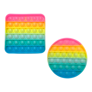 Pop It Glow in the Dark Rainbow Fidget Toy - Square or Circle, Bari Lynn, Bari Lynn, Bari Lynn In N Out Fidget Toy, Bari Lynn Pop It, Bari Lynn Pop It Rainbow Glow in the Dark Fidget Toy - Sq