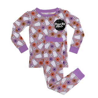 Dream Big Little Co Groovy Ghost L/S Dream Set, Dream Big Little Co, DBLC, Dream Big Little Co, Dream Big Little Co Groovy Ghost, Dream Big Little Co Halloween, Dream Big Little Co L/S Pajama