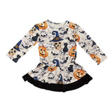 Hanlyn Collective Spooktacular Classic L/S Twirler, Hanlyn Collective, CM22, Ghost, Halloween, Halloween Dress, Halloween Spooky Sale, Hanlyn Collective, Hanlyn Collective Classic L/S Twirler