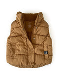 Little Bipsy Sherpa Lined Puffer Vest - Camel, Little Bipsy Collection, Camel, cf-size-9-10y, cf-type-vest, cf-vendor-little-bipsy-collection, JAN23, Little Bipsy, Little Bipsy Collection, Li