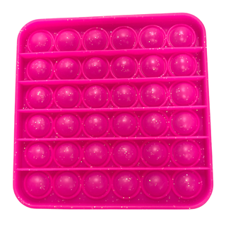 In N Out Glitter Square Pop It Fidget Toy - 5 Colors, Bari Lynn, Bari Lynn, Bari Lynn In N Out Glitter Square Pop It Fidget Toy, EB Boys, EB Girls, Fidget, Fidget Toy, Glitter In N Out, Glitt