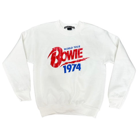 Prince Peter Tween Bowie 74 World Tour Sweatshirt - White, Prince Peter Collection, Bowie, cf-size-large-10, cf-size-medium-8, cf-size-small-6-7, cf-size-xlarge-12, cf-type-sweatshirt, cf-ven