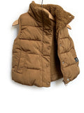 Little Bipsy Sherpa Lined Puffer Vest - Camel, Little Bipsy Collection, Camel, cf-size-9-10y, cf-type-vest, cf-vendor-little-bipsy-collection, JAN23, Little Bipsy, Little Bipsy Collection, Li