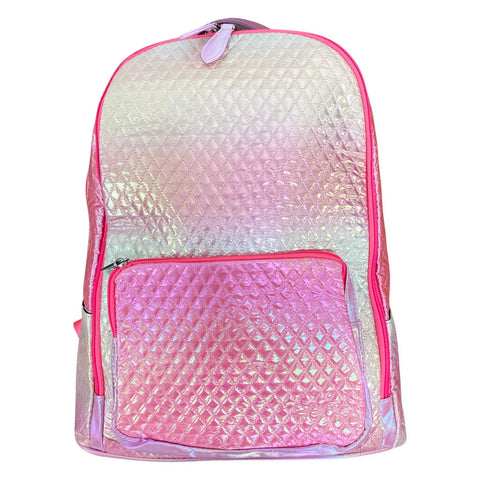 Bari Lynn Pink Ombre Quilted Ombre Backpack, Bari Lynn, Back Pack, Back to School, Backpack, Backpacks, Bari Lynn, Bari Lynn Back Pack, Bari Lynn Backpack, Bari Lynn Backpacks, Bari Lynn Pink