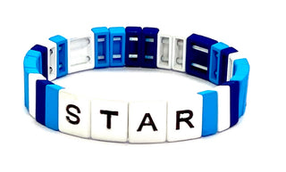 Bari Lynn Tile Bar Stretch Bracelet, Bari Lynn, Bari Lynn, Bari Lynn BFF Tile Bar Stretch Bracelet, Bari Lynn Bracelet, Bari Lynn Friends Tile Bar Stretch Bracelet, Bari Lynn Love Tile Bar St