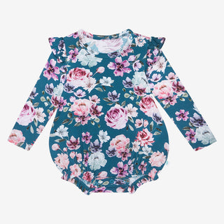 Posh Peanut Keisha L/S Ruffled Bubble Romper, Posh Peanut, Bubble Romper, cf-size-12-18-months, cf-size-18-24-months, cf-size-2t, cf-size-3-6-months, cf-size-6-12-months, cf-type-romper, cf-v