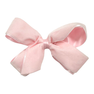 Large Classic Velvet Hair Bow on Clippie, Wee Ones, All Things Holiday, cf-type-hair-bow, cf-vendor-wee-ones, Christmas Bow, Hair Bow, Holiday Hair Bow, Medium Classic Velvet Hair Bow, Medium