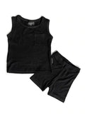 Little Bipsy Ribbed Biker Short - Black, Little Bipsy Collection, cf-size-5t-6t, cf-size-6-12-months, cf-type-shorts, cf-vendor-little-bipsy-collection, CM22, Gender Neutral, JAN23, LBSS22, L