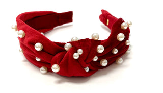 Bari Lynn Velour Twist Knot Headband with Pearls, Bari Lynn, Bari Lynn, Bari Lynn Headband, Bari Lynn Headbands, Bari Lynn Twist Knot Headband with Pearls, Bari Lynn Velour Headband, Bari Lyn