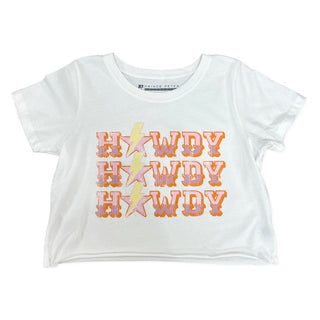 Prince Peter Juniors Howdy Distressed Crop Tee, Prince Peter Collection, Distressed, Distressed Crop Tee, Howdy, Juniors, Prince Peter, Prince Peter Collection, Prince Peter Crop Tee, Prince 